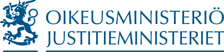 oikeusministeriön logo